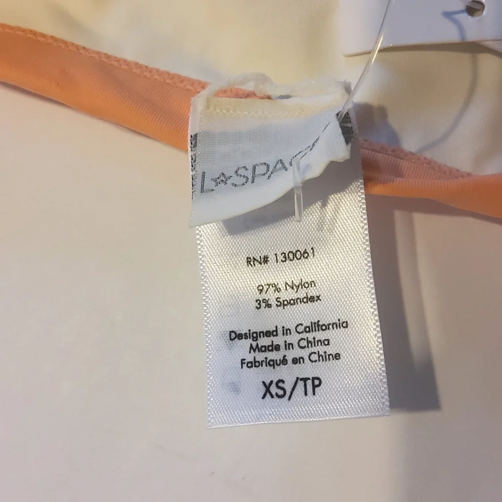 NWT L*Space Vacay Ribbed Colorblock Swim Bottom - XS​